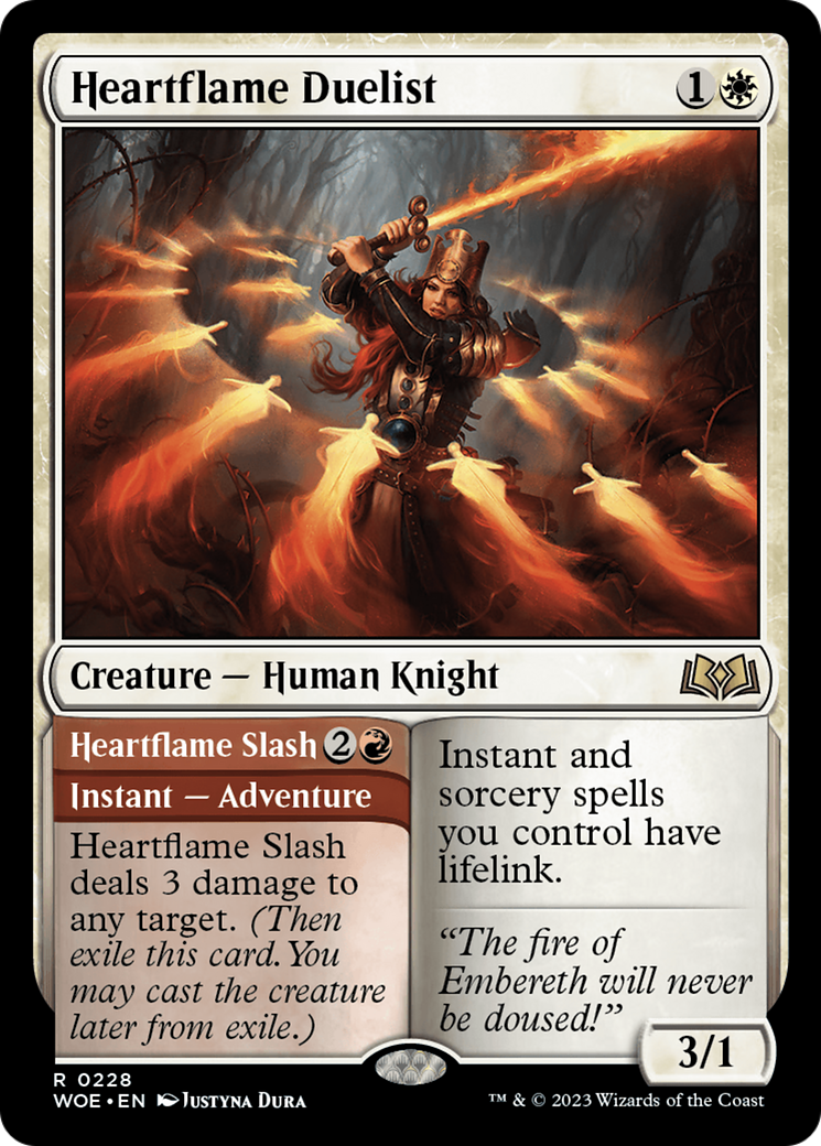 Heartflame Duelist // Heartflame Slash [Wilds of Eldraine] | Event Horizon Hobbies CA