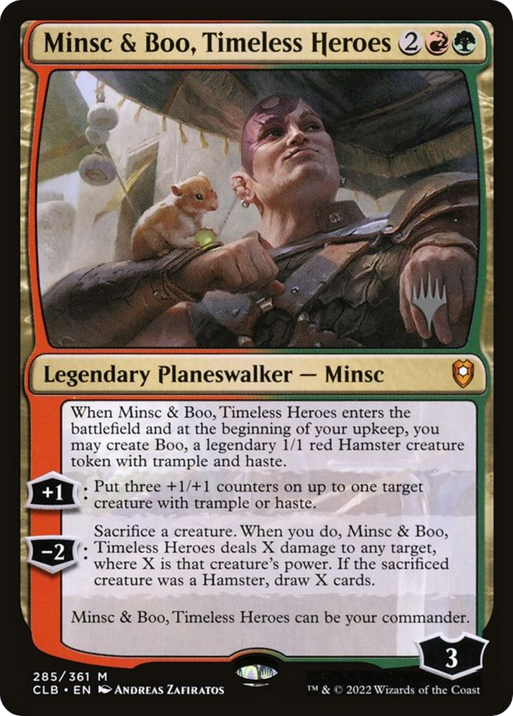 Minsc & Boo, Timeless Heroes (Promo Pack) [The Lost Caverns of Ixalan Promos] | Event Horizon Hobbies CA