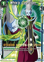 Whis's Coercion (OTAKON 2019) (BT1-055) [Promotion Cards] | Event Horizon Hobbies CA