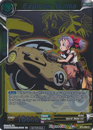 Explorer Bulma (Event Pack 3 - 2019) (BT4-093_PR) [Promotion Cards] | Event Horizon Hobbies CA