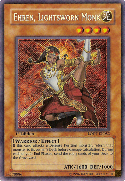 Ehren, Lightsworn Monk [LODT-EN082] Secret Rare | Event Horizon Hobbies CA