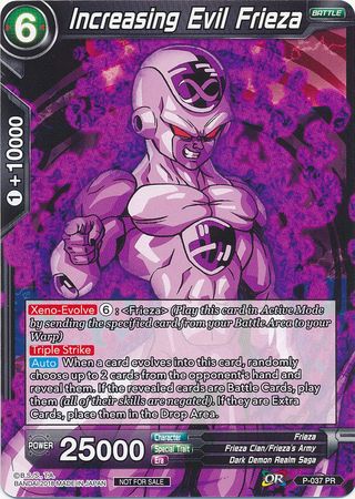 Increasing Evil Frieza (P-037) [Promotion Cards] | Event Horizon Hobbies CA