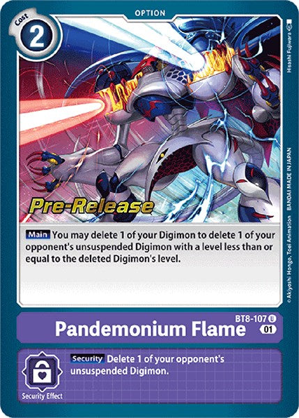 Pandemonium Flame [BT8-107] [New Awakening Pre-Release Cards] | Event Horizon Hobbies CA