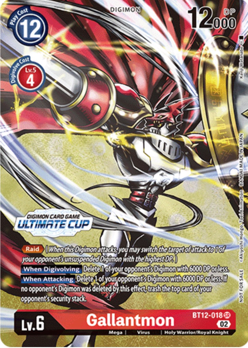 Gallantmon [BT12-018] (Ultimate Cup) [Across Time Promos] | Event Horizon Hobbies CA