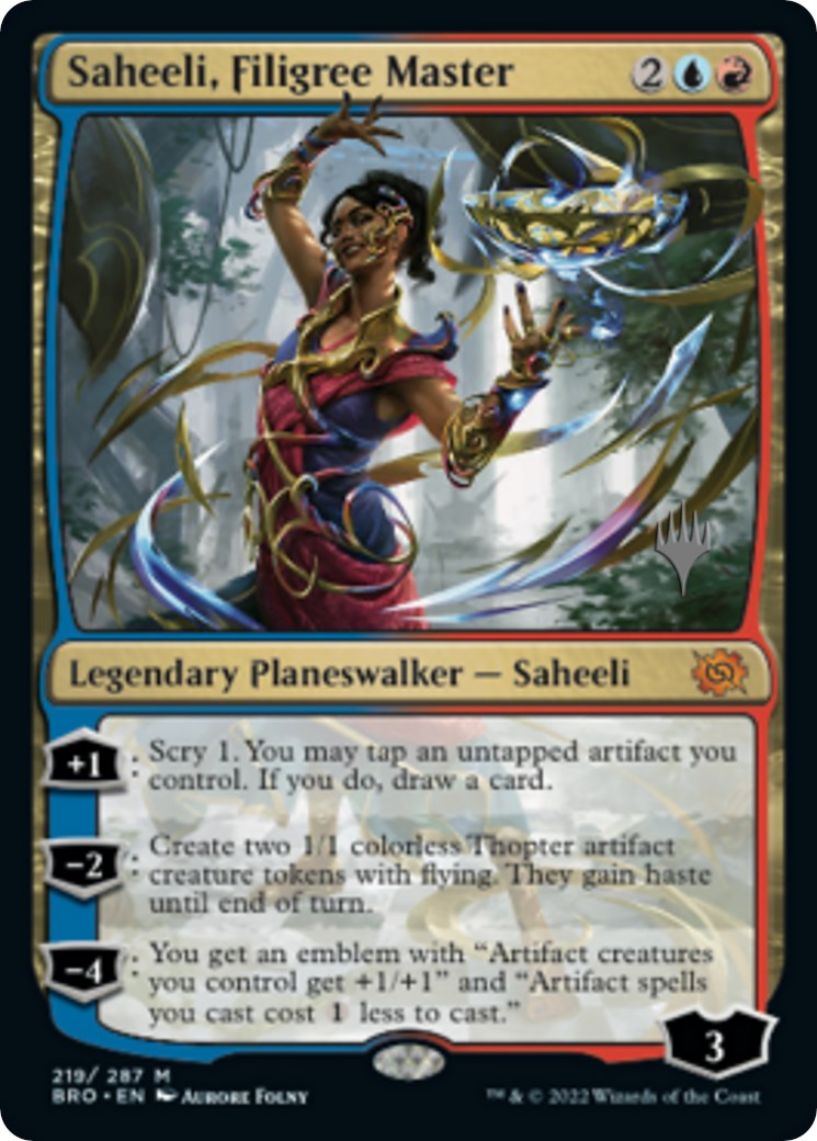 Saheeli, Filigree Master (Promo Pack) [The Brothers' War Promos] | Event Horizon Hobbies CA