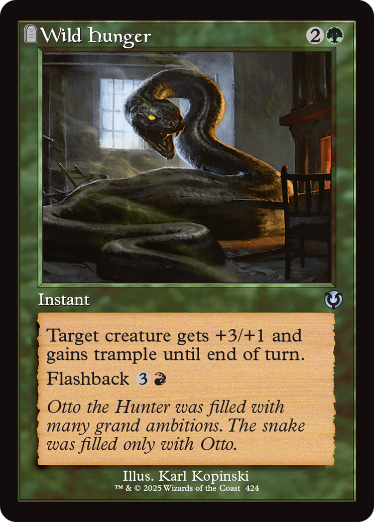 Wild Hunger (Retro Frame) [Innistrad Remastered] | Event Horizon Hobbies CA