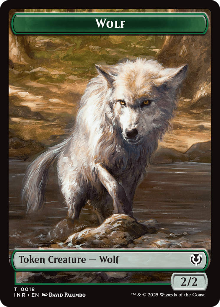 Wolf (0009) // Wolf (0018) Double-Sided Token [Innistrad Remastered Tokens] | Event Horizon Hobbies CA