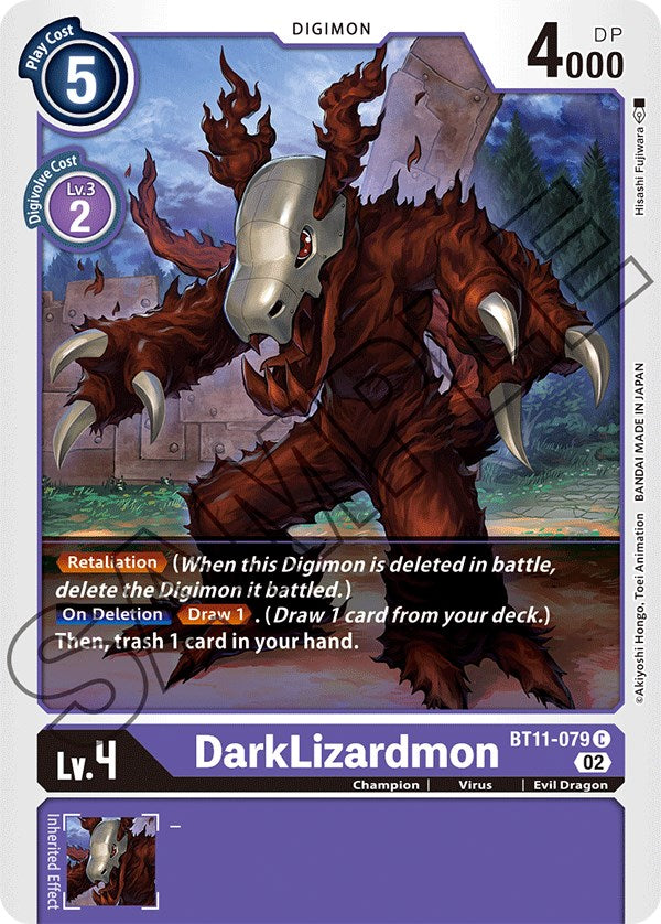 DarkLizardmon [BT11-079] [Dimensional Phase] | Event Horizon Hobbies CA