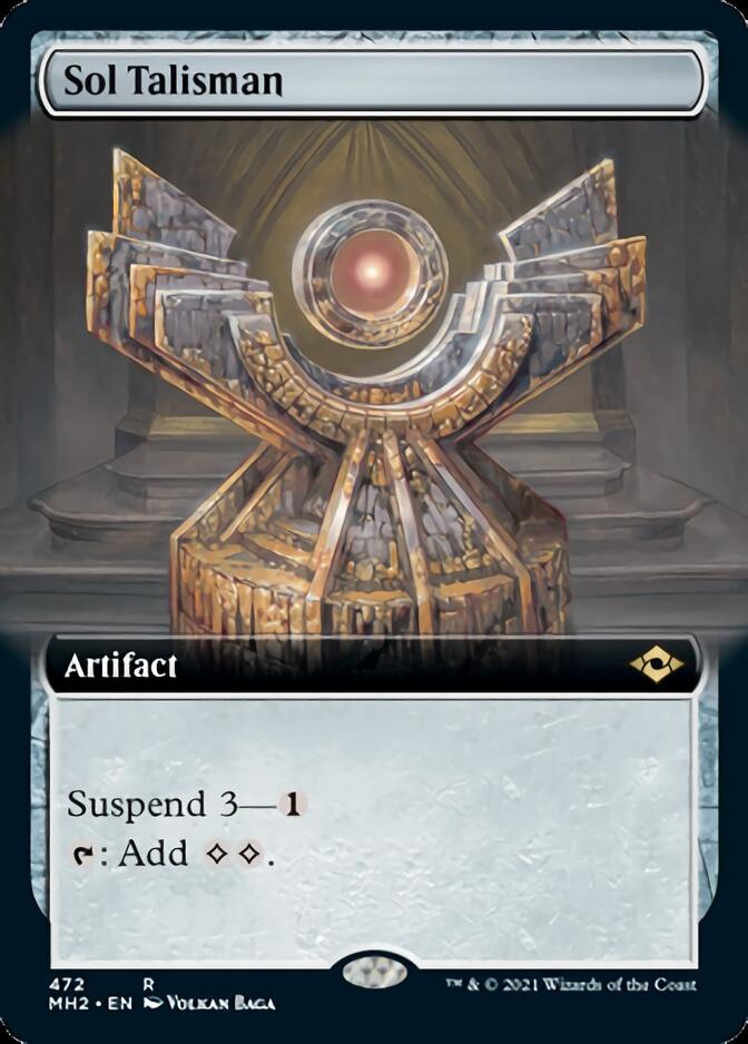 Sol Talisman (Extended Art) [Modern Horizons 2] | Event Horizon Hobbies CA