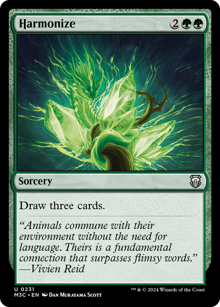 Harmonize (Ripple Foil) [Modern Horizons 3 Commander] | Event Horizon Hobbies CA