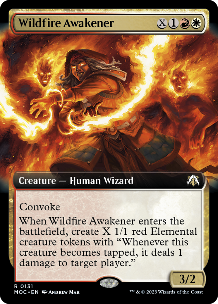 Wildfire Awakener (Extended Art) [March of the Machine Commander] | Event Horizon Hobbies CA