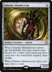 Solemn Simulacrum [Phyrexia: All Will Be One Commander] | Event Horizon Hobbies CA