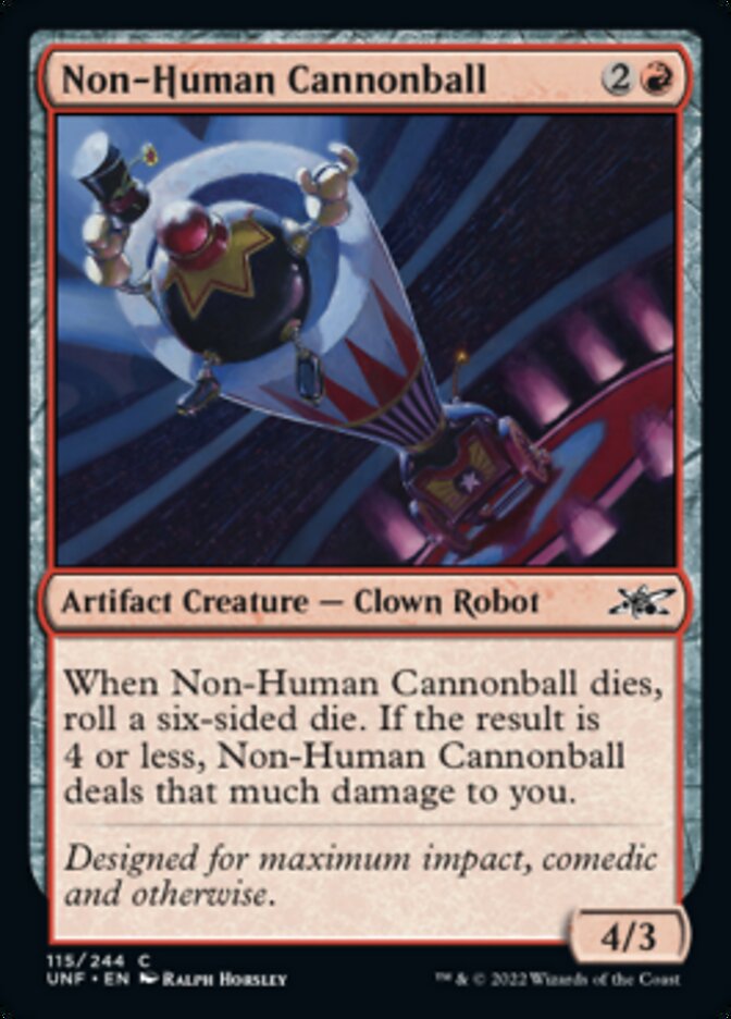 Non-Human Cannonball [Unfinity] | Event Horizon Hobbies CA