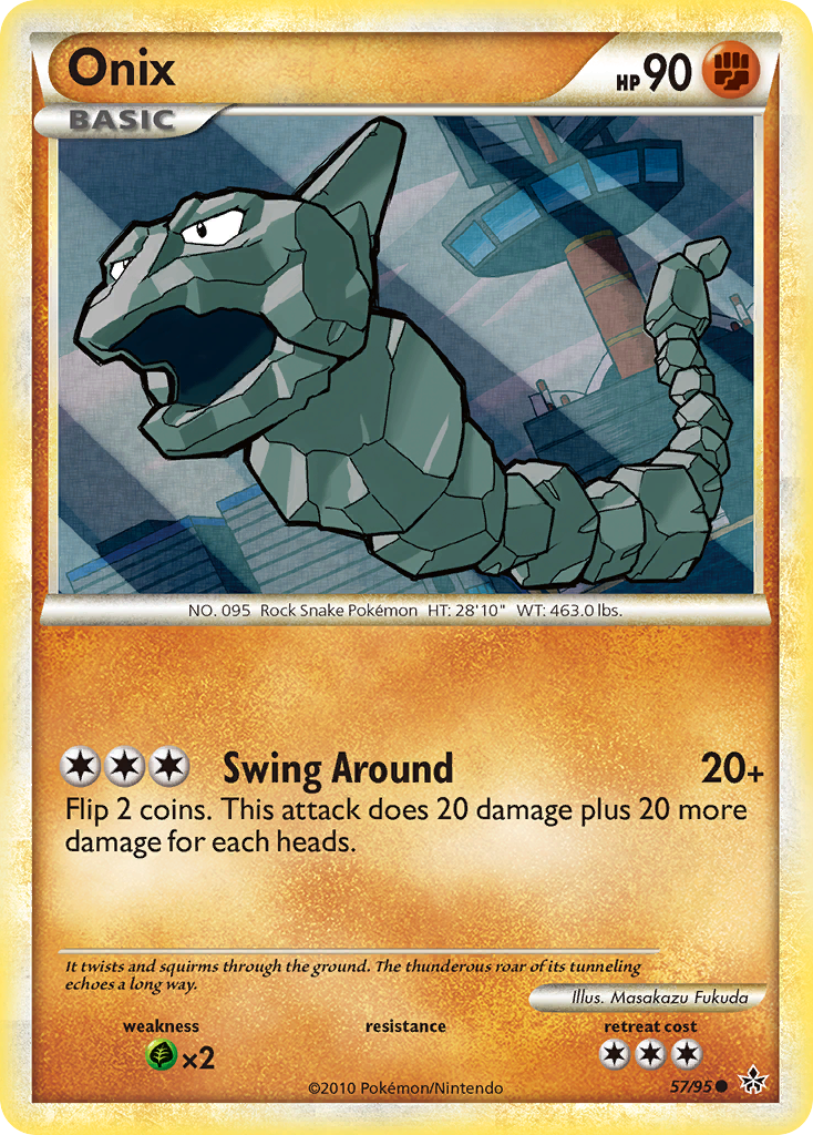 Onix (57/95) [HeartGold & SoulSilver: Unleashed] | Event Horizon Hobbies CA