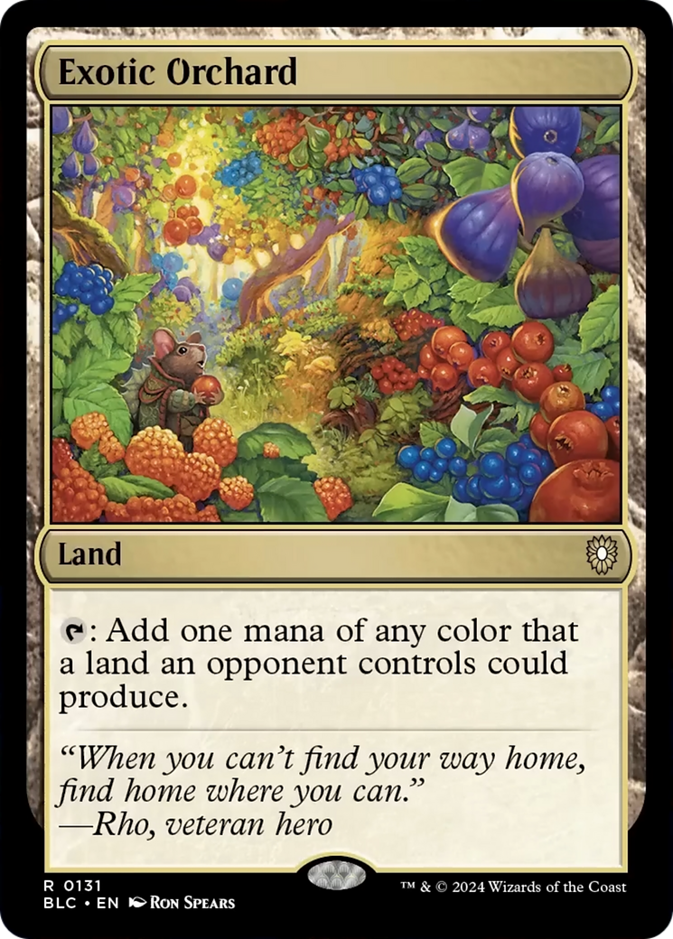 Exotic Orchard [Bloomburrow Commander] | Event Horizon Hobbies CA