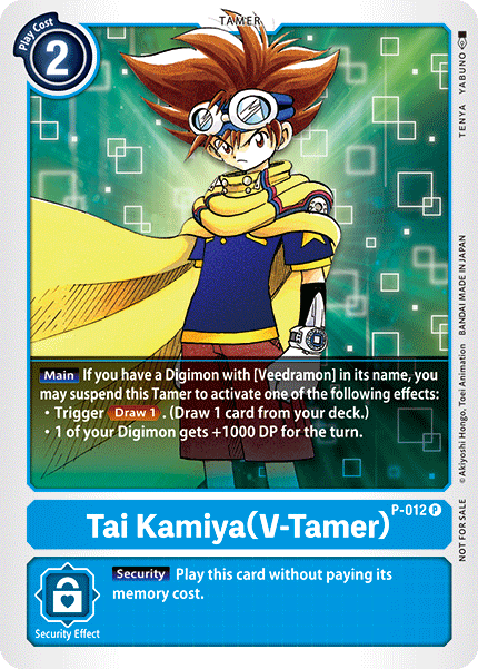 Tai Kamiya (V-Tamer) [P-012] [Promotional Cards] | Event Horizon Hobbies CA