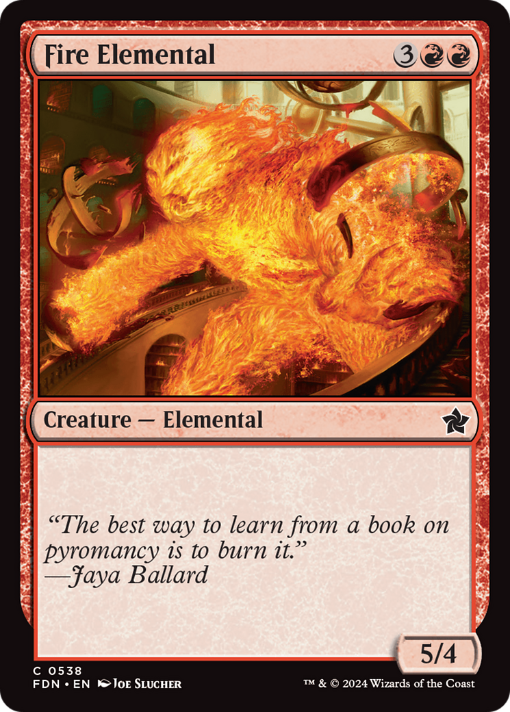 Fire Elemental [Foundations] | Event Horizon Hobbies CA