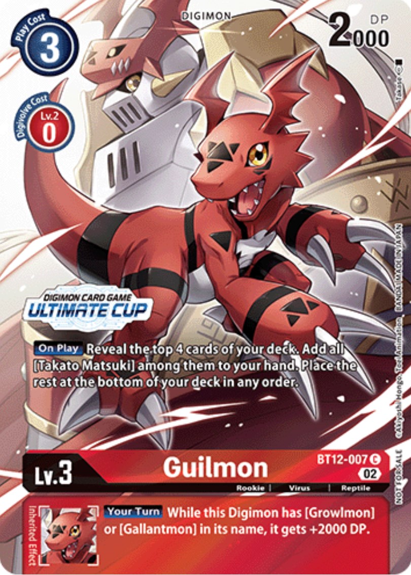 Guilmon [BT12-007] (Ultimate Cup) [Across Time Promos] | Event Horizon Hobbies CA