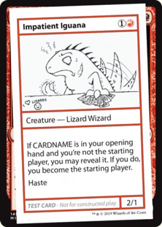 Impatient Iguana (2021 Edition) [Mystery Booster Playtest Cards] | Event Horizon Hobbies CA