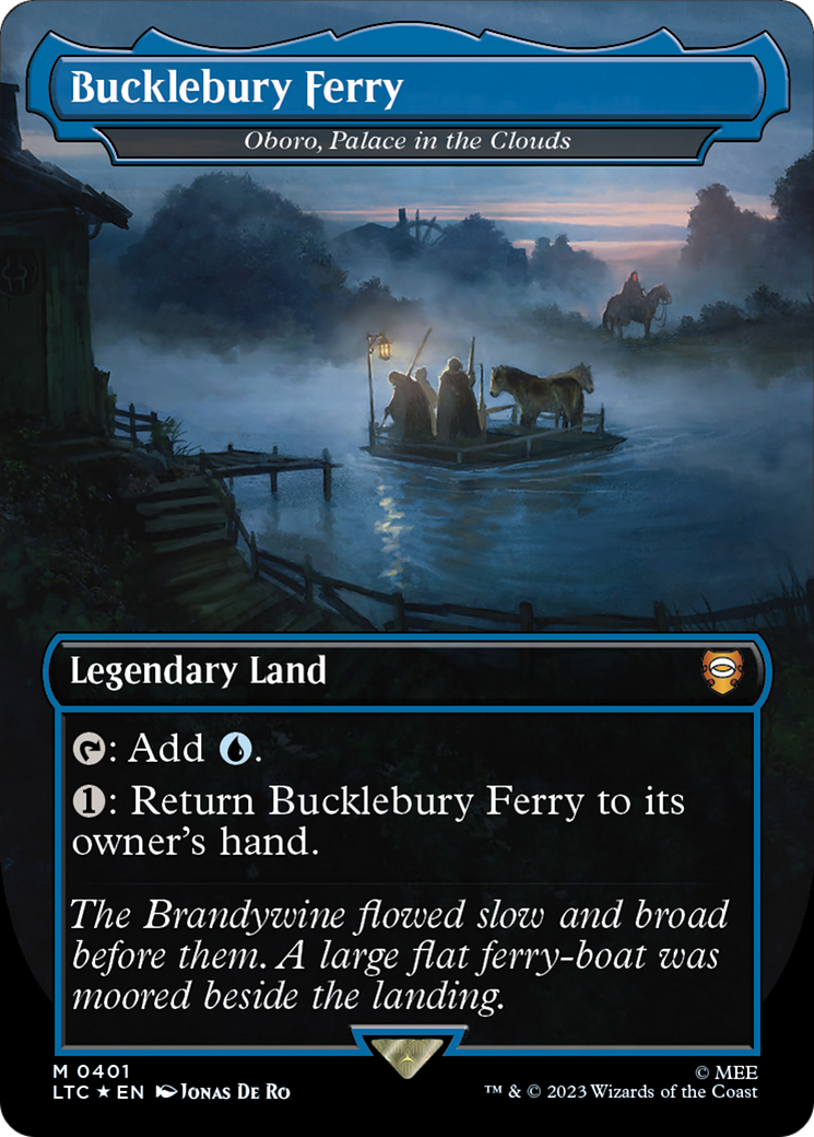 Bucklebury Ferry - Oboro, Palace in the Clouds (Surge Foil Realms and Relics) [The Lord of the Rings: Tales of Middle-Earth Commander] | Event Horizon Hobbies CA