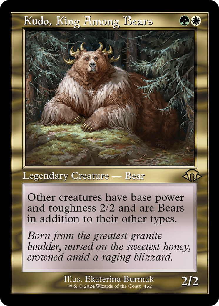 Kudo, King Among Bears (Retro) [Modern Horizons 3] | Event Horizon Hobbies CA