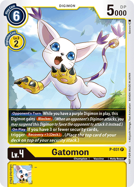 Gatomon [P-031] [Promotional Cards] | Event Horizon Hobbies CA