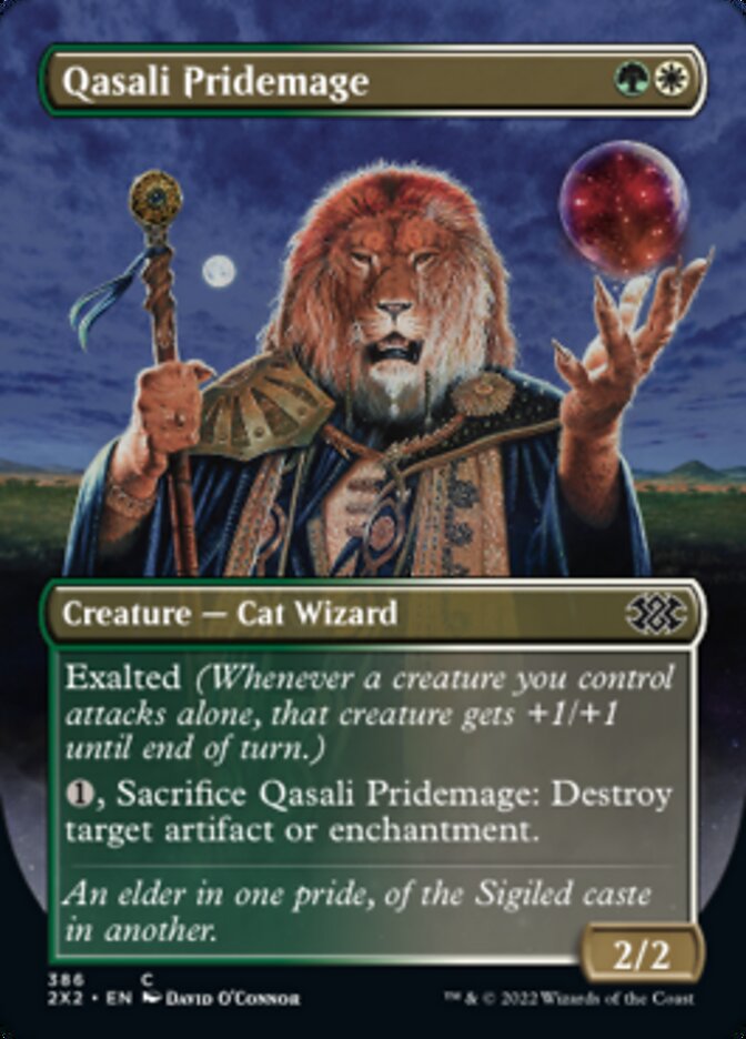 Qasali Pridemage (Borderless Alternate Art) [Double Masters 2022] | Event Horizon Hobbies CA