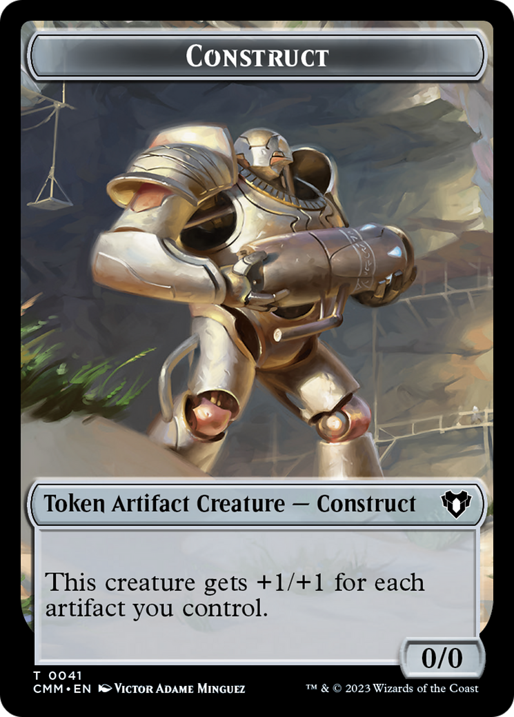 City's Blessing // Construct (41) Double-Sided Token [Commander Masters Tokens] | Event Horizon Hobbies CA