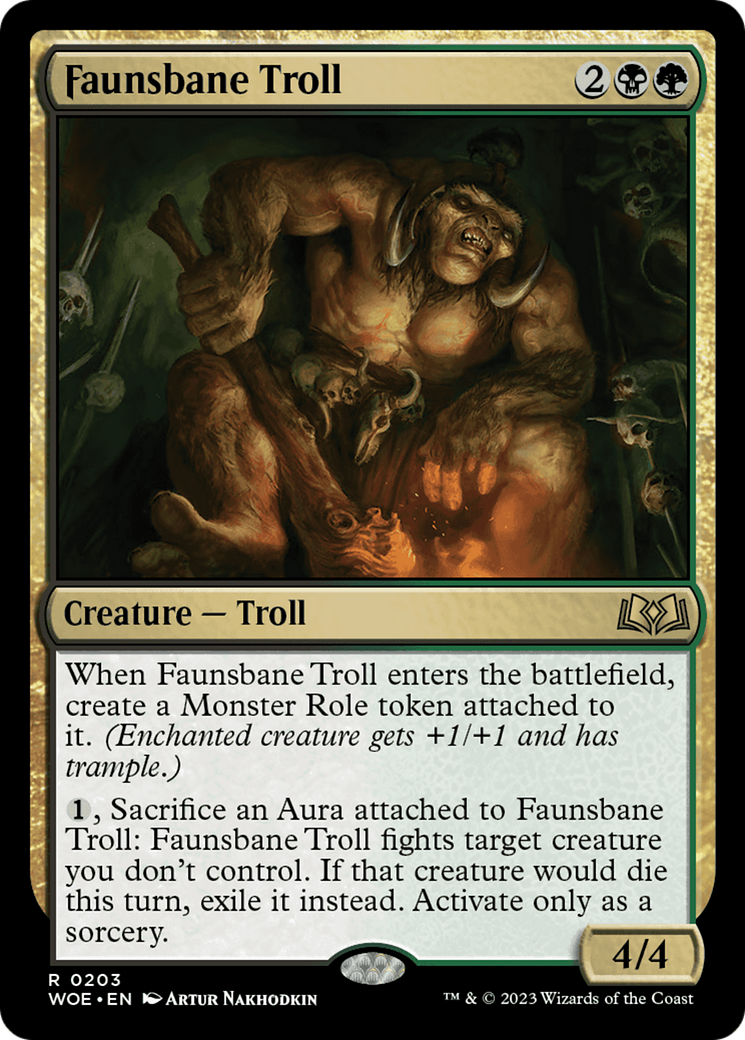 Faunsbane Troll [Wilds of Eldraine] | Event Horizon Hobbies CA