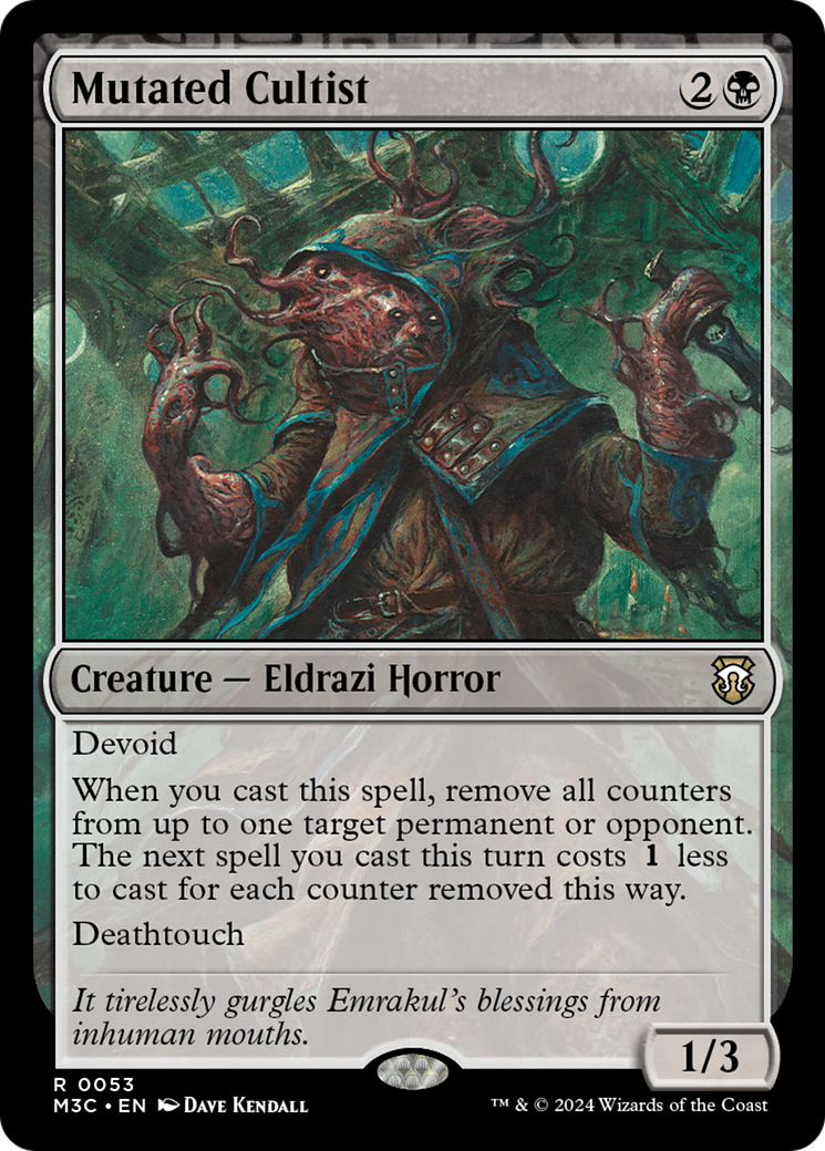 Mutated Cultist [Modern Horizons 3 Commander] | Event Horizon Hobbies CA