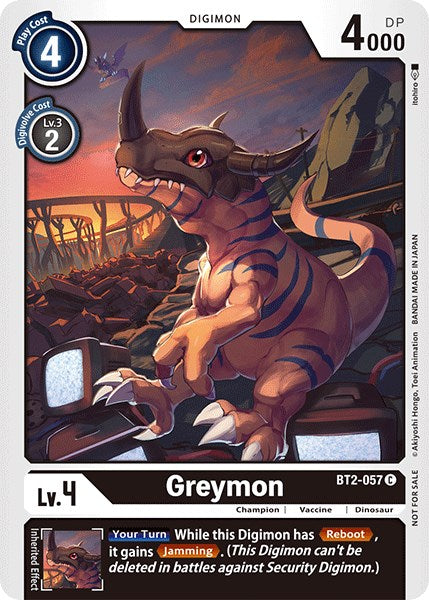 Greymon [BT2-057] (Official Tournament Pack Vol.3) [Release Special Booster Promos] | Event Horizon Hobbies CA