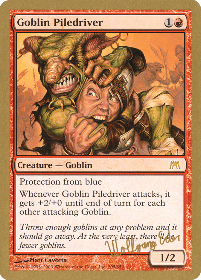 Goblin Piledriver (Wolfgang Eder) [World Championship Decks 2003] | Event Horizon Hobbies CA