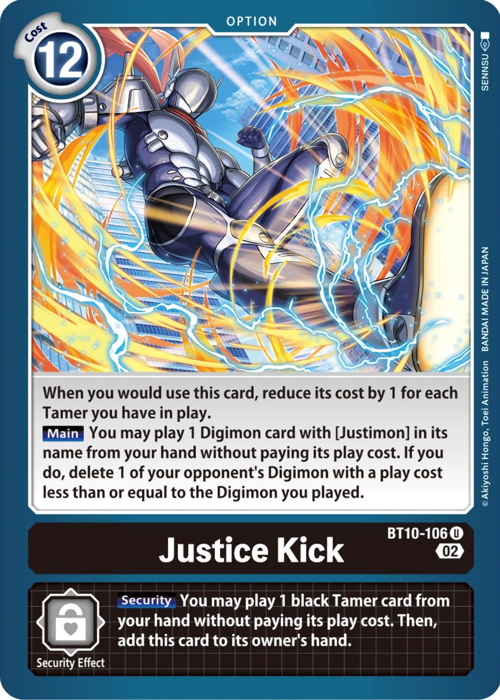 Justice Kick [BT10-106] [Xros Encounter] | Event Horizon Hobbies CA