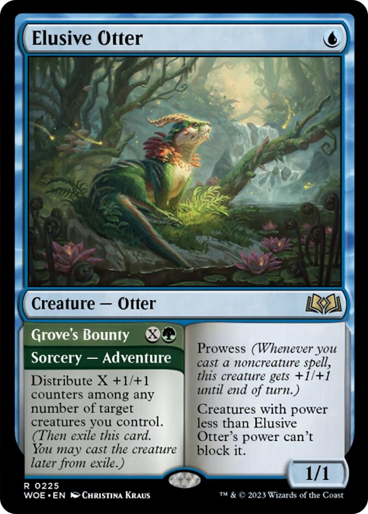 Elusive Otter // Grove's Bounty [Wilds of Eldraine] | Event Horizon Hobbies CA