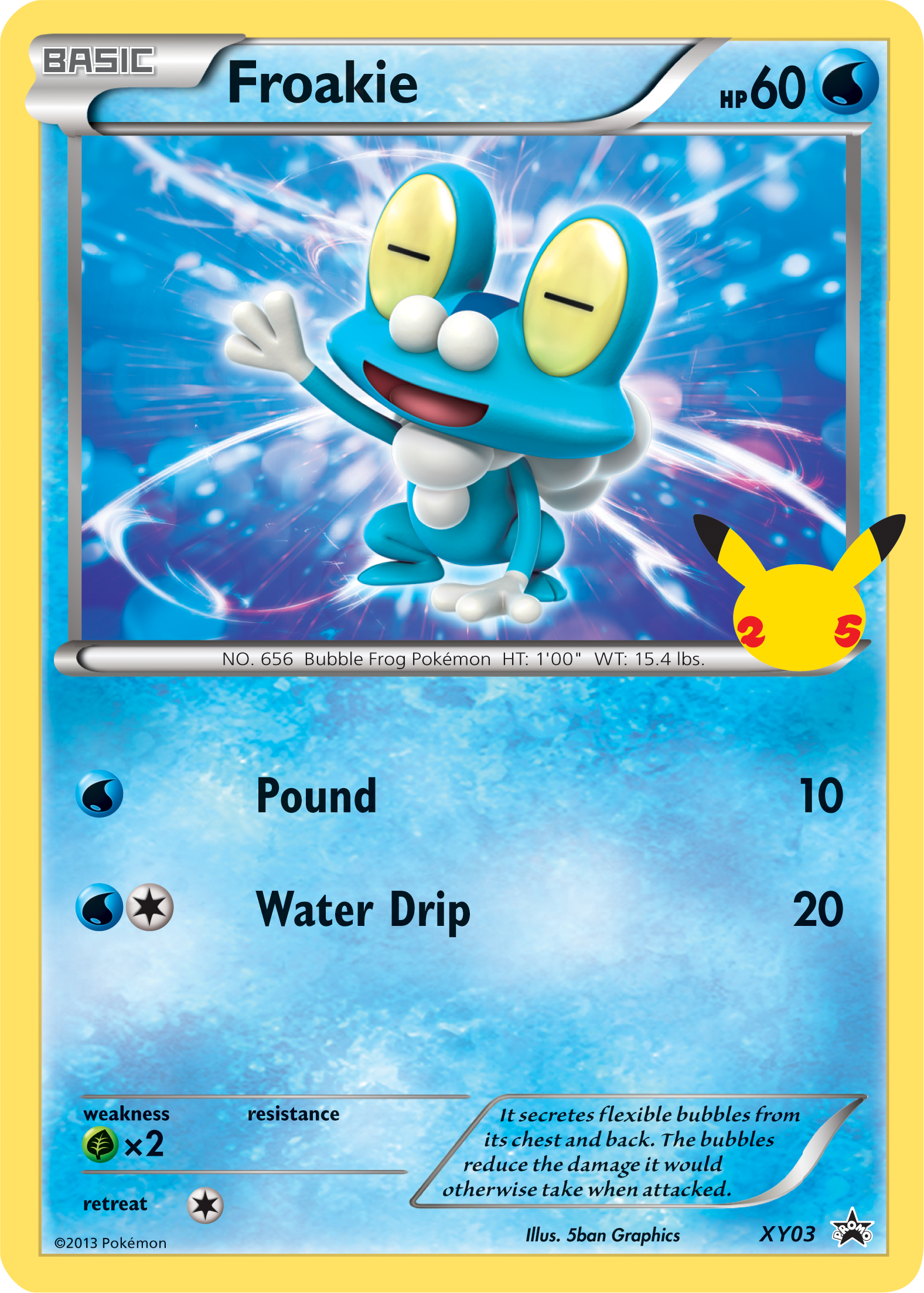 Froakie (XY03) (Jumbo Card) [First Partner Pack] | Event Horizon Hobbies CA