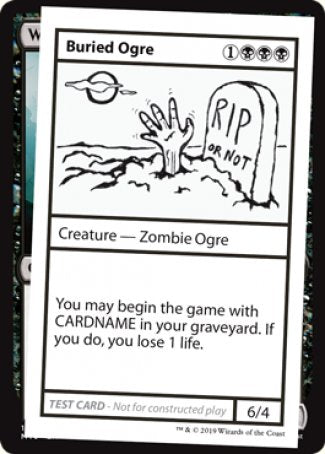 Buried Ogre (2021 Edition) [Mystery Booster Playtest Cards] | Event Horizon Hobbies CA