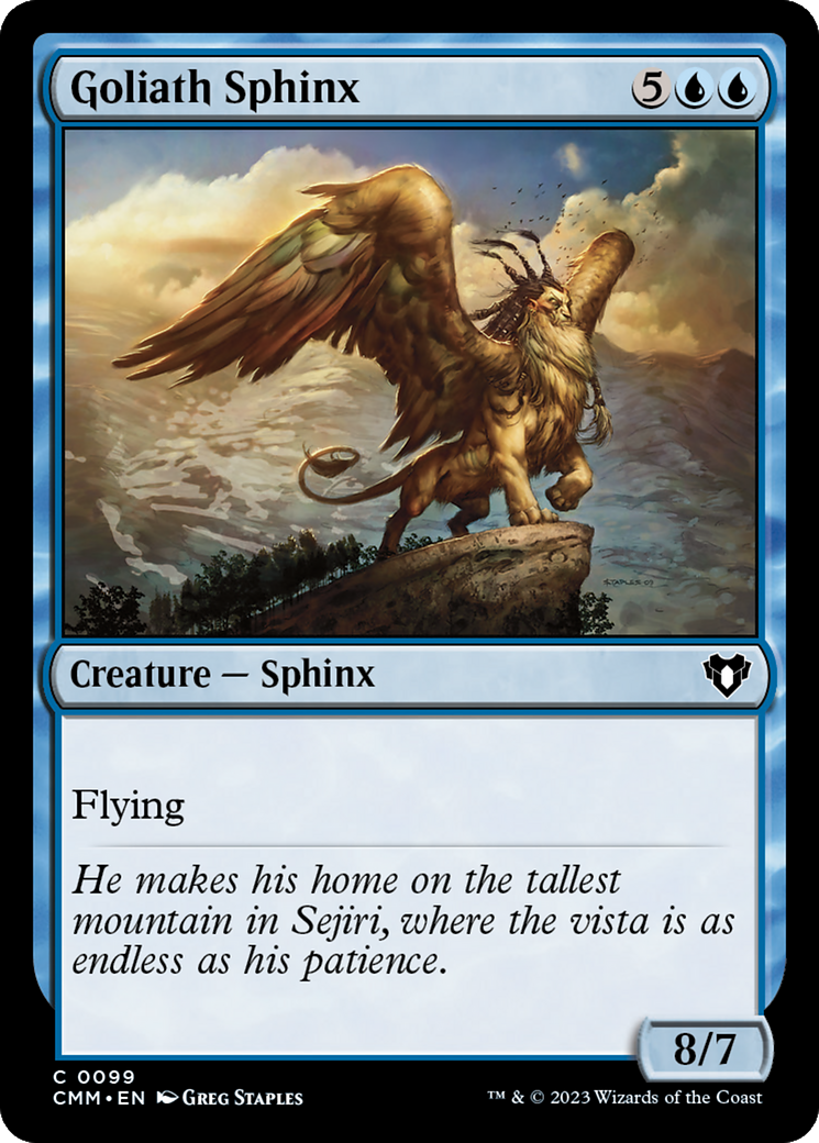 Goliath Sphinx [Commander Masters] | Event Horizon Hobbies CA