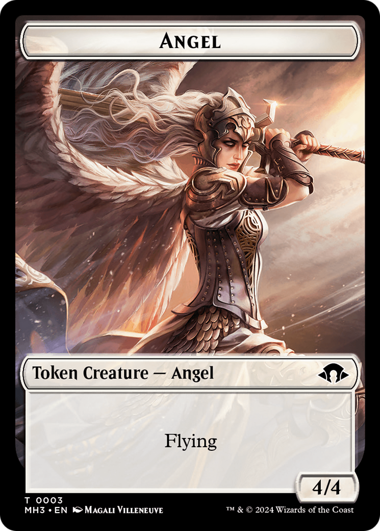 Eldrazi Spawn // Angel Double-Sided Token [Modern Horizons 3 Tokens] | Event Horizon Hobbies CA