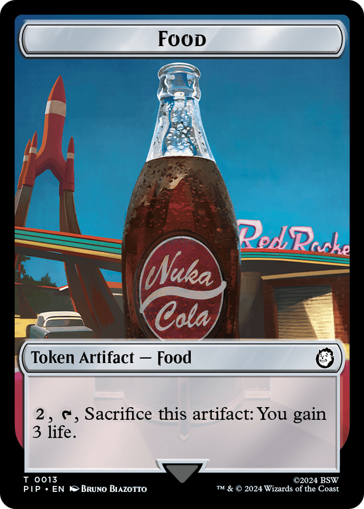 Food (0013) // Wasteland Survival Guide Double-Sided Token [Fallout Tokens] | Event Horizon Hobbies CA