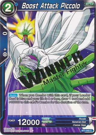 Boost Attack Piccolo (Winner Stamped) (BT1-045) [Tournament Promotion Cards] | Event Horizon Hobbies CA
