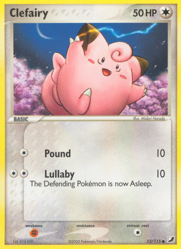 Clefairy (53/115) [EX: Unseen Forces] | Event Horizon Hobbies CA