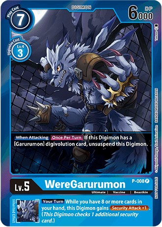 WereGarurumon [P-008] (Gift Box 2022) [Promotional Cards] | Event Horizon Hobbies CA