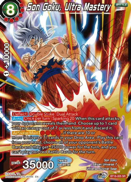 Son Goku, Ultra Mastery (BT16-005) [Realm of the Gods] | Event Horizon Hobbies CA