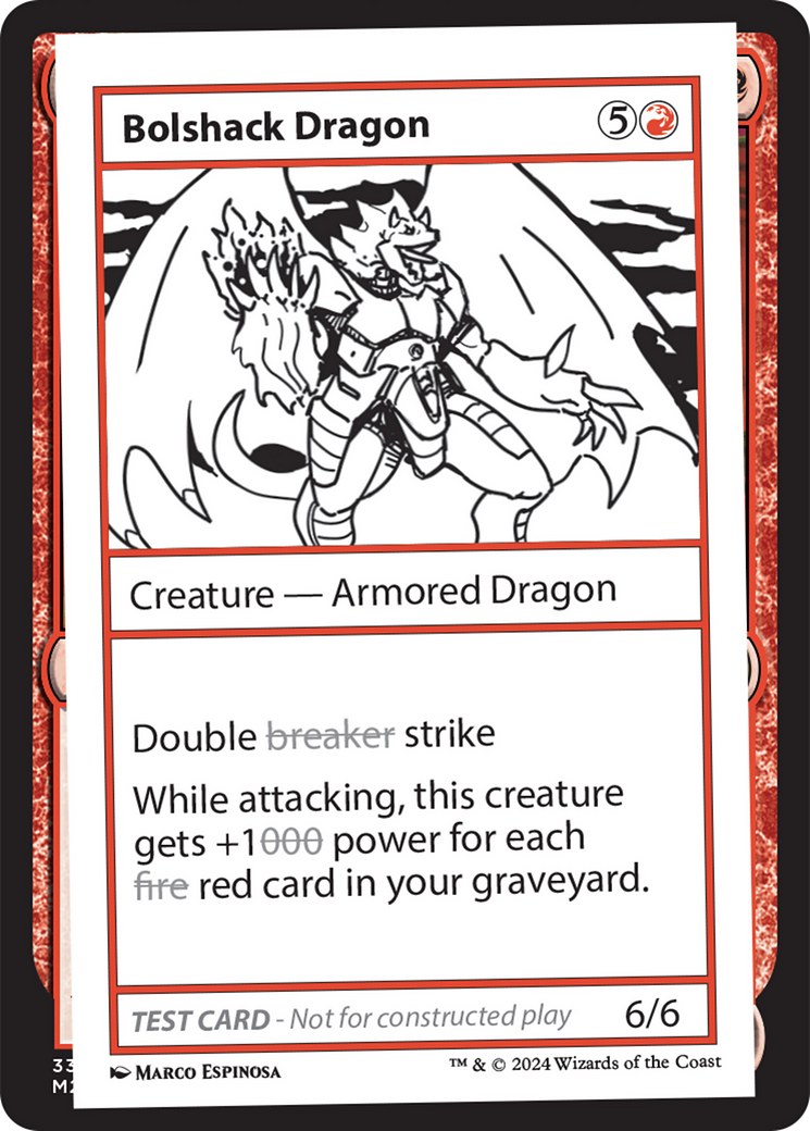 Bolshack Dragon [Mystery Booster 2 Playtest Cards] | Event Horizon Hobbies CA