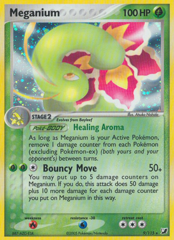 Meganium (9/115) [EX: Unseen Forces] | Event Horizon Hobbies CA