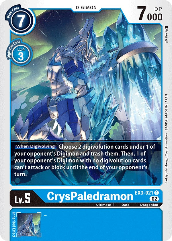 CrysPaledramon [EX3-021] [Draconic Roar] | Event Horizon Hobbies CA