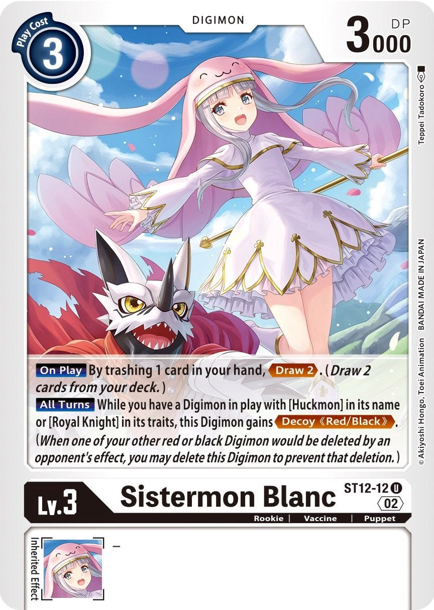 Sistermon Blanc [ST12-12] [Starter Deck: Jesmon] | Event Horizon Hobbies CA