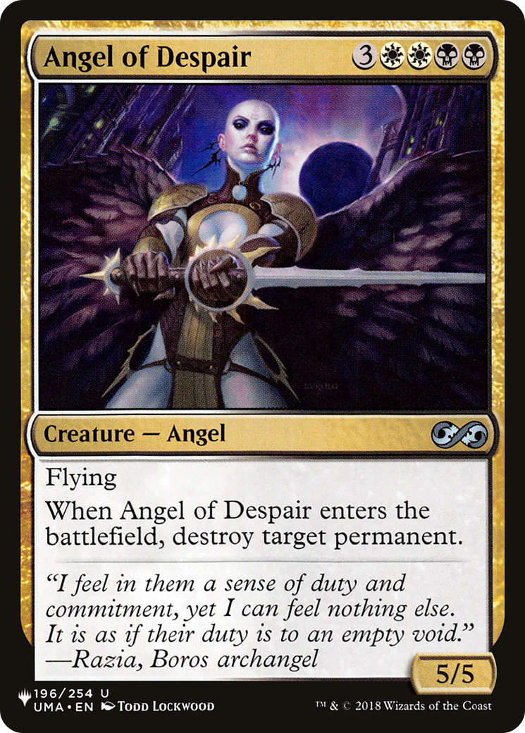 Angel of Despair [The List Reprints] | Event Horizon Hobbies CA