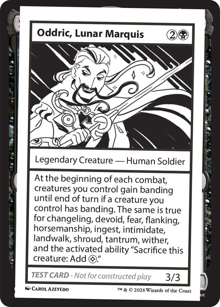 Oddric, Lunar Marquis [Mystery Booster 2 Playtest Cards] | Event Horizon Hobbies CA