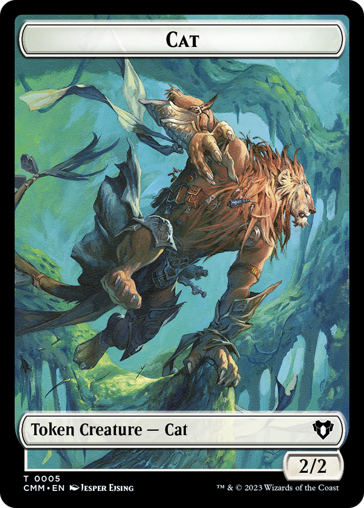 Treasure // Cat (0005) Double-Sided Token [Commander Masters Tokens] | Event Horizon Hobbies CA